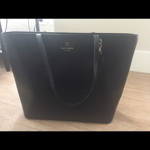 Kate Spade Black Leather Tote